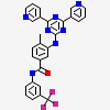 3-[(4,6-dipyridin-3-yl-1,3,5-triazin-2-yl)amino]-4-methyl-~{N}-[3-(trifluoromethyl)phenyl]benzamide
