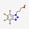 3-(4,5,6,7-tetrabromo-1H-benzotriazol-1-yl)propan-1-ol