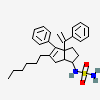 N-[(1S,3aR,6aR)-5-hexyl-4-phenyl-3a-(1-phenylethenyl)-1,2,3,3a,6,6a-hexahydropentalen-1-yl]sulfuric diamide