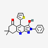 3-hydroxy-7,7-dimethyl-2-phenyl-4-(thiophen-2-yl)-2,6,7,8-tetrahydro-5H-pyrazolo[3,4-b]quinolin-5-one