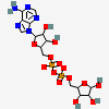 [(2R,3S,4R,5R)-5-(6-AMINOPURIN-9-YL)-3,4-DIHYDROXY-OXOLAN-2-YL]METHYL [HYDROXY-[[(2R,3S,4R,5S)-3,4,5-TRIHYDROXYOXOLAN-2-YL]METHOXY]PHOSPHORYL] HYDROGEN PHOSPHATE