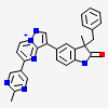 (3S)-3-benzyl-3-methyl-5-[5-(2-methylpyrimidin-5-yl)pyrazolo[1,5-a]pyrimidin-3-yl]-1,3-dihydro-2H-indol-2-one