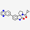 (3S)-1'-(cyclopropanecarbonyl)-5-(quinoxalin-6-yl)spiro[indole-3,2'-pyrrolidin]-2(1H)-one