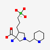 3-[(3~{S},4~{R})-4-azanyl-4-carboxy-1-[[(2~{S})-piperidin-2-yl]methyl]pyrrolidin-3-yl]propyl-tris(oxidanyl)boranuide