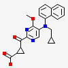 (1~{S},2~{S})-2-[5-[cyclopropylmethyl(naphthalen-1-yl)amino]-4-methoxy-pyrimidin-2-yl]carbonylcyclopropane-1-carboxylic acid