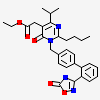 ethyl [2-butyl-6-oxo-1-{[2'-(5-oxo-4,5-dihydro-1,2,4-oxadiazol-3-yl)[1,1'-biphenyl]-4-yl]methyl}-4-(propan-2-yl)-1,6-dihydropyrimidin-5-yl]acetate