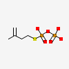 3-methylbut-3-enylsulfanyl(phosphonooxy)phosphinic acid