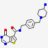 ~{N}-[[4-[(4-azanylpiperidin-1-yl)methyl]phenyl]methyl]-4-oxidanylidene-3~{H}-thieno[2,3-d]pyrimidine-5-carboxamide
