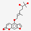 4-{[(2Z,6S)-6,7-dihydroxy-3,7-dimethyloct-2-en-1-yl]oxy}-7H-furo[3,2-g][1]benzopyran-7-one