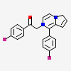 1-(4-fluorophenyl)-2-[2-(4-fluorophenyl)-2-oxoethyl]pyrrolo[1,2-a]pyrazin-2-ium