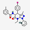N-[(4S,5S)-1-[(1S)-cyclohex-3-en-1-yl]-7-ethyl-4-(4-fluorophenyl)-3-methyl-6-oxo-4,5,6,7-tetrahydro-1H-pyrazolo[3,4-b]pyridin-5-yl]-3-methylbenzamide