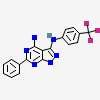 6-phenyl-~{N}3-[4-(trifluoromethyl)phenyl]-1~{H}-pyrazolo[3,4-d]pyrimidine-3,4-diamine