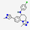 (6~{R})-~{N}-(4-chlorophenyl)-1-methyl-8-(1-methylpyrazol-4-yl)-5,6-dihydro-4~{H}-[1,2,4]triazolo[4,3-a][1]benzazepin-6-amine