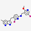 6-fluoro-N-[(5-fluoro-2-methoxypyridin-3-yl)methyl]-5-[(5-methyl-1H-pyrrolo[2,3-b]pyridin-3-yl)methyl]pyridin-2-amine