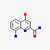 8-azanyl-4-oxidanyl-quinoline-2-carboxylic acid