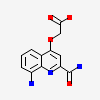 8-azanyl-4-(2-hydroxy-2-oxoethyloxy)quinoline-2-carboxylic acid