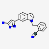 2-[[6-(5-azanyl-1~{H}-pyrazol-3-yl)indol-1-yl]methyl]benzenecarbonitrile