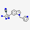 5-azanyl-3-[1-(pyridin-3-ylmethyl)indol-6-yl]-1~{H}-pyrazole-4-carbonitrile