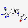 5-azanyl-3-[1-[(2-oxidanylpyridin-3-yl)methyl]indol-6-yl]-1~{H}-pyrazole-4-carbonitrile
