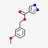(3-methoxyphenyl)methyl 1~{H}-pyrazole-4-carboxylate