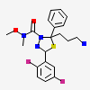 (2~{S})-2-(3-azanylpropyl)-5-[2,5-bis(fluoranyl)phenyl]-~{N}-methoxy-~{N}-methyl-2-phenyl-1,3,4-thiadiazole-3-carboxamide