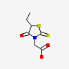 {5-[(2E)-2-methyl-3-phenylprop-2-en-1-ylidene]-4-oxo-2-thioxo-1,3-thiazolidin-3-yl}acetic acid