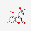 [(5-methoxy-7-methyl-2-oxo-2H-1-benzopyran-4-yl)methyl]phosphonic acid