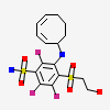 3-(cyclooctylamino)-2,5,6-trifluoro-4-[(2-hydroxyethyl)sulfonyl]benzenesulfonamide