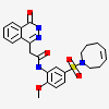 ~{N}-[5-(azocan-1-ylsulfonyl)-2-methoxy-phenyl]-2-(4-oxidanylidene-3~{H}-phthalazin-1-yl)ethanamide