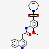 ~{N}-[5-(azepan-1-ylsulfonyl)-2-methoxy-phenyl]-2-quinolin-4-yl-ethanamide