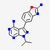 5-(4-azanyl-1-propan-2-yl-pyrazolo[3,4-d]pyrimidin-3-yl)-1,3-benzoxazol-2-amine