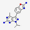 5-(6-azanyl-4-methyl-1-propan-2-yl-pyrazolo[3,4-d]pyrimidin-3-yl)-1,3-benzoxazol-2-amine