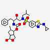 (3S,3aR,5R,7aS,8S)-hexahydro-4H-3,5-methanofuro[2,3-b]pyran-8-yl {(2S,3R)-4-[{[2-(cyclopropylamino)-1,3-benzothiazol-6-yl]sulfonyl}(2-methylpropyl)amino]-3-hydroxy-1-phenylbutan-2-yl}carbamate