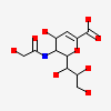 2,6-anhydro-3,5-dideoxy-5-[(hydroxyacetyl)amino]-D-glycero-L-altro-non-2-enonic acid
