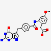 [2-({4-[(2-amino-4-oxo-4,7-dihydro-3H-pyrrolo[2,3-d]pyrimidin-5-yl)methyl]benzene-1-carbonyl}amino)-4-methoxyphenyl]acetic acid