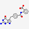 2-({4-[(2-amino-4-oxo-4,7-dihydro-1H-pyrrolo[2,3-d]pyrimidin-5-yl)methyl]benzene-1-carbonyl}amino)benzoic acid