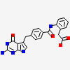 [2-({4-[(2-amino-4-oxo-4,7-dihydro-3H-pyrrolo[2,3-d]pyrimidin-5-yl)methyl]benzene-1-carbonyl}amino)phenyl]acetic acid