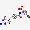 2-({4-[(2-amino-4-oxo-4,7-dihydro-3H-pyrrolo[2,3-d]pyrimidin-5-yl)methyl]benzene-1-carbonyl}amino)-4-cyanobenzoic acid