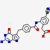 [2-({4-[(2-amino-4-oxo-4,7-dihydro-3H-pyrrolo[2,3-d]pyrimidin-5-yl)methyl]benzene-1-carbonyl}amino)-4-cyanophenyl]acetic acid