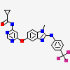 N-{6-[(1-methyl-2-{[4-(trifluoromethyl)phenyl]amino}-1H-benzimidazol-5-yl)oxy]pyrimidin-4-yl}cyclopropanecarboxamide