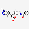 (3S)-3-[2-(benzenecarbonyl)-5-methyl-1,2,3,4-tetrahydroisoquinolin-7-yl]-3-(1-ethyl-4-methyl-1H-benzotriazol-5-yl)propanoic acid