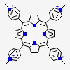 (1Z,4Z,9Z,15Z)-5,10,15,20-tetrakis(1-methylpyridin-1-ium-4-yl)-21,23-dihydroporphyrin