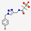 1-[[1-[(4-bromophenyl)methyl]-1,2,3-triazol-4-yl]methylamino]-2-methyl-1-oxidanylidene-propane-2-sulfonic acid