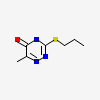 6-methyl-3-(propylsulfanyl)-1,2,4-triazin-5-ol