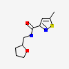 5-methyl-~{N}-[[(2~{S})-oxolan-2-yl]methyl]-1,2-thiazole-3-carboxamide
