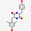 (3~{S},6~{S})-3-[(2,6-dimethyl-4-oxidanyl-phenyl)methyl]-6-[(4-hydroxyphenyl)methyl]piperazine-2,5-dione