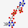 [(2R,3S,4R,5R)-5-(6-amino-9H-purin-9-yl)-4-hydroxy-3-(phosphonooxy)tetrahydrofuran-2-yl]methyl (2R,3S,4S)-5-(7,8-dimethyl-2,4-dioxo-3,4-dihydrobenzo[g]pteridin-10(2H)-yl)-2,3,4-trihydroxypentyl dihydrogen diphosphate (non-preferred name)
