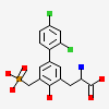 (2S)-2-amino-3-[2',4'-dichloro-4-hydroxy-5-(phosphonomethyl)biphenyl-3-yl]propanoic acid