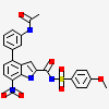 4-(3-acetamidophenyl)-N-(4-methoxyphenyl)sulfonyl-7-nitro-1H-indole-2-carboxamide