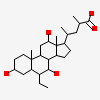 (2S,4R)-4-[(3R,5S,6R,7R,8R,9S,10S,12S,13R,14S,17R)-6-ethyl-10,13-dimethyl-3,7,12-tris(oxidanyl)-2,3,4,5,6,7,8,9,11,12,14,15,16,17-tetradecahydro-1H-cyclopenta[a]phenanthren-17-yl]-2-methyl-pentanoic acid